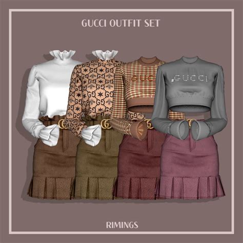 sims 4 gucci set